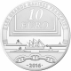 France 10 Euro Silver Coin - Great French Ships - The Aircraft Carrier Charles De Gaulle 2016 - © NumisCorner.com
