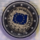 France 2 Euro Coin - 30th Anniversary of the EU Flag 2015 - Coincard - © eurocollection.co.uk