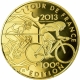France 5 Euro Gold Coin - Tour de France - 100th Edition 2013 - © NumisCorner.com
