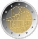 Latvia 2 Euro Coin - 100th Anniversary of the Recognition of the Republic of Latvia 2021 - © European Union 1998–2024