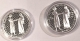 Luxembourg Coinset 700 Eurocent / 200 Czech crowns silver coins 700th anniversary of the wedding of John of Luxembourg with Elisabeth of Bohemia 2010 - © Coinf