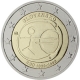 Slovakia 2 Euro Coin - 10 Years Euro - WWU - HMU 2009 - © European Central Bank