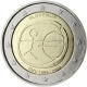 Slovenia 2 Euro Coin - 10 Years Euro - WWU - UEM 2009 - © European Central Bank