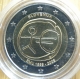 Slovenia 2 Euro Coin - 10 Years Euro - WWU - UEM 2009 - © eurocollection.co.uk
