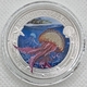 Austria 3 Euro Coin - Luminous Marine Life - Pelagia noctiluca - Mauve Stinger 2024 - © Kultgoalie