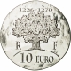 France 10 Euro Silver Coin - 1500 Years of French History - Louis IX 2012 - © NumisCorner.com