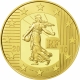 France 100 Euro Gold Coin - The Sower - 50 Years of the New Franc 2010 - © NumisCorner.com