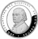 Germany 10 Euro silver coin 200. birthday of Eduard Mörike 2004 - Brilliant Uncirculated - © Zafira
