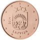 Latvia 1 Cent Coin 2014 - © European Central Bank