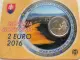 Slovakia 2 Euro Coin - Slovak Presidency of the Council of the European Union 2016 - Coincard - © Münzenhandel Renger