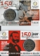 Belgium 2 Euro Coin - 150 Years Belgium Red Cross 2014 in a Blister - Error Coin - Dutch Edge Inscription - © Coinf