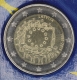 Latvia 2 Euro Coin - 30 Years of the EU Flag 2015 - © eurocollection.co.uk