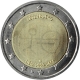 Luxembourg 2 Euro Coin - 10 Years Euro 2009 - © European Central Bank