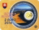 Slovakia 2 Euro Coin - Slovak Presidency of the Council of the European Union 2016 - Coincard - © Zafira