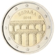 Spain 2 Euro Coin - UNESCO World Heritage Site - Old City of Segovia and its Aqueduct 2016 - © European Central Bank
