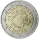 Austria 2 Euro Coin - 10 Years of Euro Cash 2012 - © European Central Bank