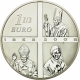 France 1 1/2 (1,50) Euro silver coin 150 years Marian apparition in Lourdes 2008 - © NumisCorner.com