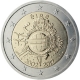Ireland 2 Euro Coin - 10 Years of Euro Cash 2012 - © European Central Bank
