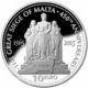 Malta 10 Euro Silver Coin - 450th Anniversary of the Great Siege of Malta 2015 - © Central Bank of Malta