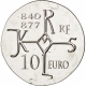 France 10 Euro Silver Coin - 1500 Years of French History - Charles the Bald 2011 - © NumisCorner.com