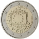 Latvia 2 Euro Coin - 30 Years of the EU Flag 2015 - © European Central Bank