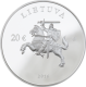 Lithuania 20 Euro Silver Coin - 25th Anniversary of the Consolidation of Independence 2016 - © Bank of Lithuania