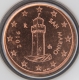 San Marino 1 Cent Coin 2016 - © eurocollection.co.uk