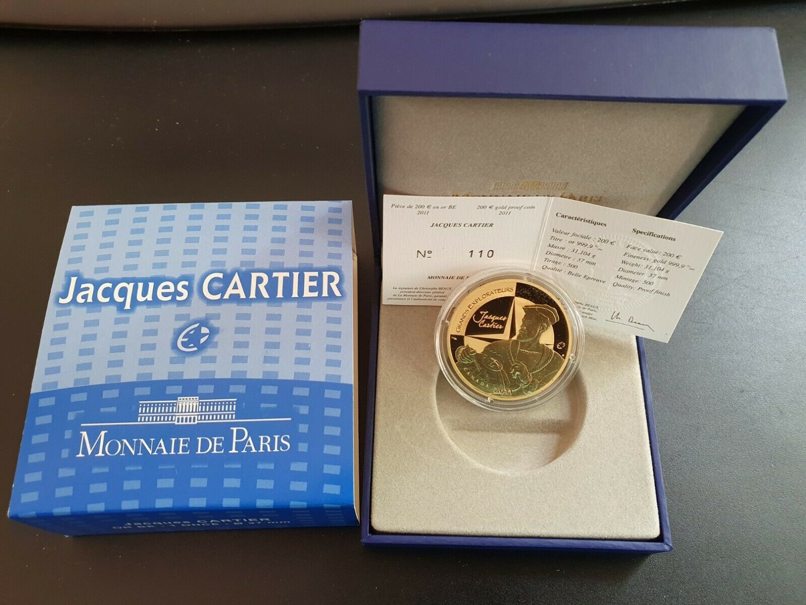jacques cartier gold coin
