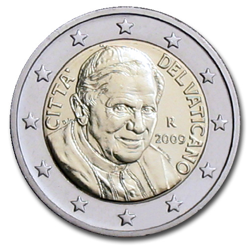 Dictate Korean lunch Vatican 2 Euro Coin 2009 - euro-coins.tv - The Online Eurocoins Catalogue