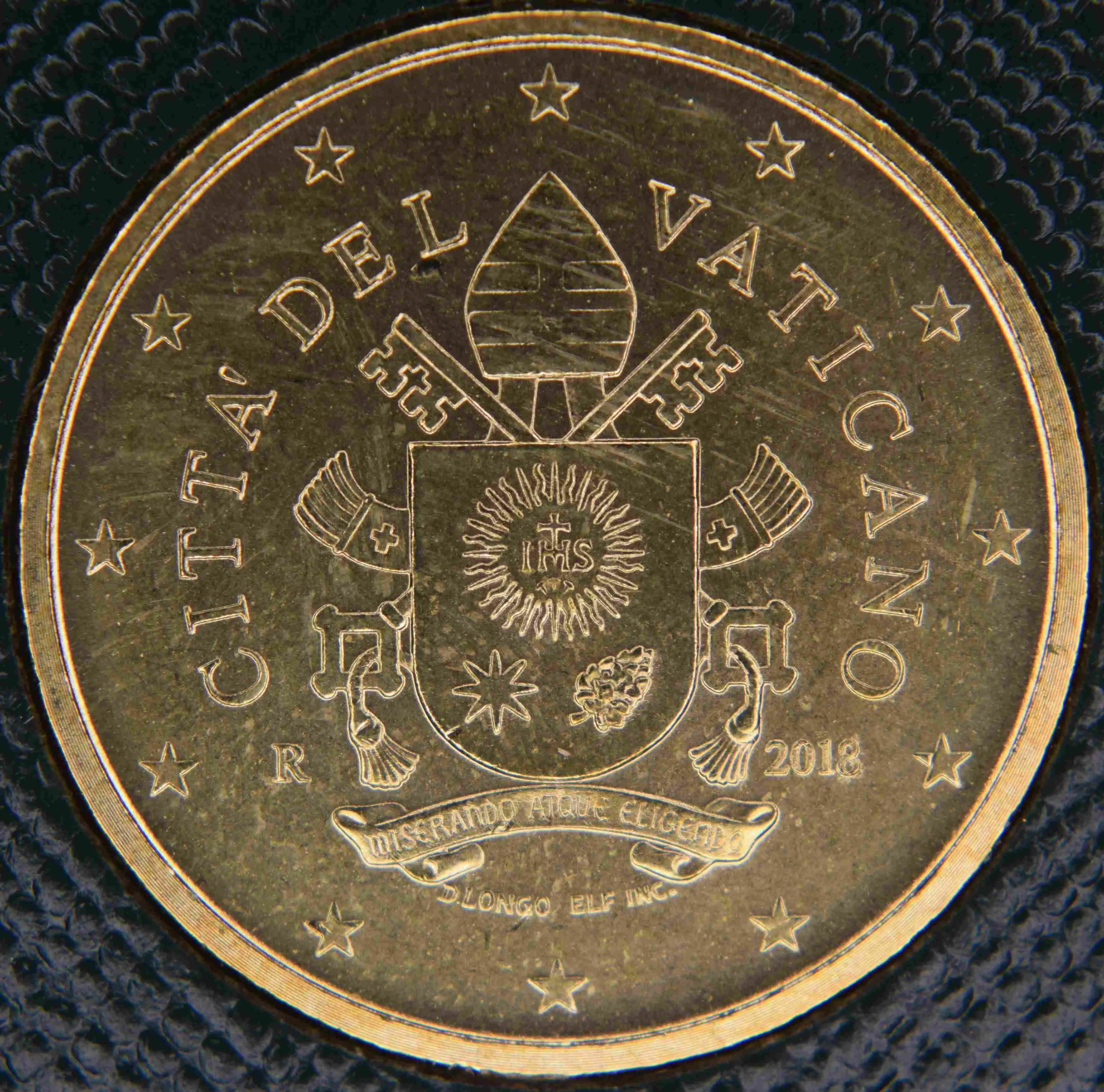 Vatican 50 Cent Coin 2018 - euro-coins.tv - The Online Eurocoins Catalogue