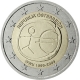 Austria 2 Euro Coin - 10 Years Euro - WWU 2009 - © European Central Bank