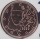 France 1 Cent Coin 2022 - © eurocollection.co.uk