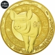 France 50 Euro Gold Coin - Chinese Calendar -  Year of the Pig 2019 - © NumisCorner.com