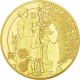 France 50 Euro Gold Coin - Men and Women in the Great War - The Fraternisés 2015 - © NumisCorner.com