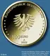 Germany 100 Euro Gold Coin - Pillars of Democracy - Freedom - F (Stuttgart) 2022