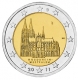 Germany 2 Euro Coin 2011 - North Rhine Westphalia - Cologne Cathedral - J - Hamburg - © Michail