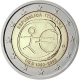 Italy 2 Euro Coin - 10 Years Euro - WWU - UEM 2009 - © European Central Bank