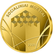 Lithuania 5 Euro Gold Coin - Lithuanian Science - Social Sciences 2021 - © Bank of Lithuania