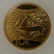 Luxembourg 10 Euro gold coin Cultural History - The deer of Orval’s refuge 2009 - © Veber