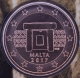 Malta 1 Cent Coin 2017 - © eurocollection.co.uk