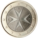 Malta 1 Euro Coin 2008 - © European Central Bank
