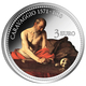 Malta 3 Euro Coin - Caravaggio - St Jerome 2022 - Colored - © Central Bank of Malta