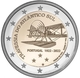 Portugal 2 Euro Coin - 100 Years of the First Crossing of the South Atlantic by Airplane 2022 - © Michail