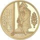 Slovakia 100 Euro Gold Coin - Intangible cultural heritage in Slovakia: The fujara and its music 2021 - © National Bank of Slovakia