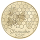 Slovakia 5 Euro Coin - Fauna and Flora in Slovakia - The Honeybee 2021 - © National Bank of Slovakia