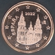 Spain 1 Cent Coin 2022 - © eurocollection.co.uk