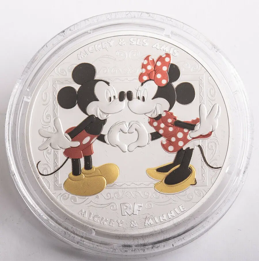 Silver Limited Edition Disney Mickey & La France €10 COIN 07/20 IN THE UK! 