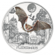 Austria 3 Euro Coin - Colourful Creatures - The Bat 2016 - © Humandus