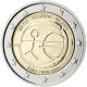 Belgium 2 Euro Coin - 10 Years Euro - 10 Years Monetary Union 2009 - © European Central Bank