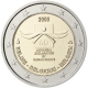 Belgium 2 Euro Coin - 60th Anniversary of the Promulgation of Human Rights in 2008 - © European Central Bank